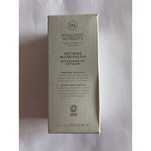 Intelligent Nutrients Refining Micro Polish 3.4oz Organic Exfoliant New in Box